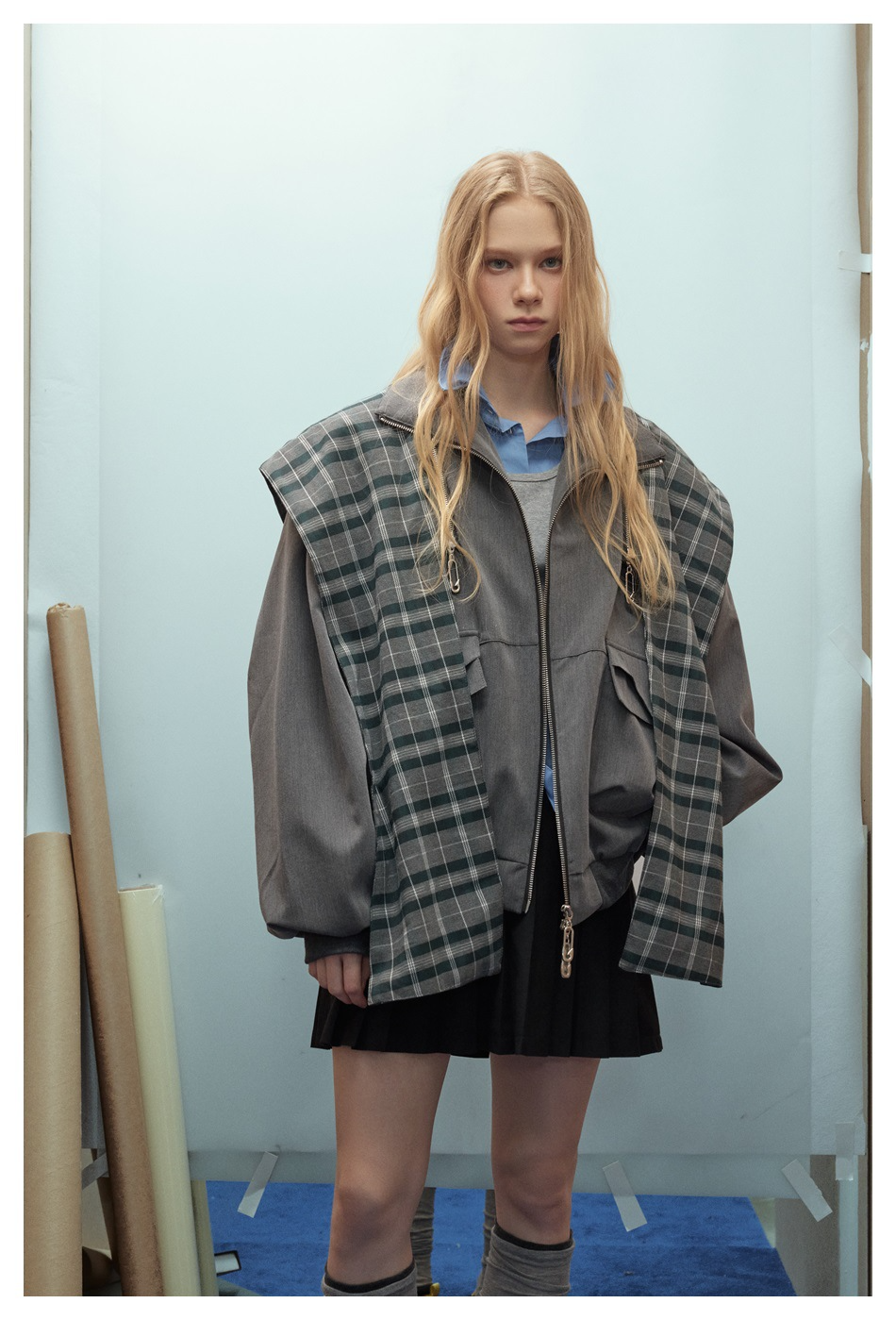 レイヤードレゾナンスアートブルゾン