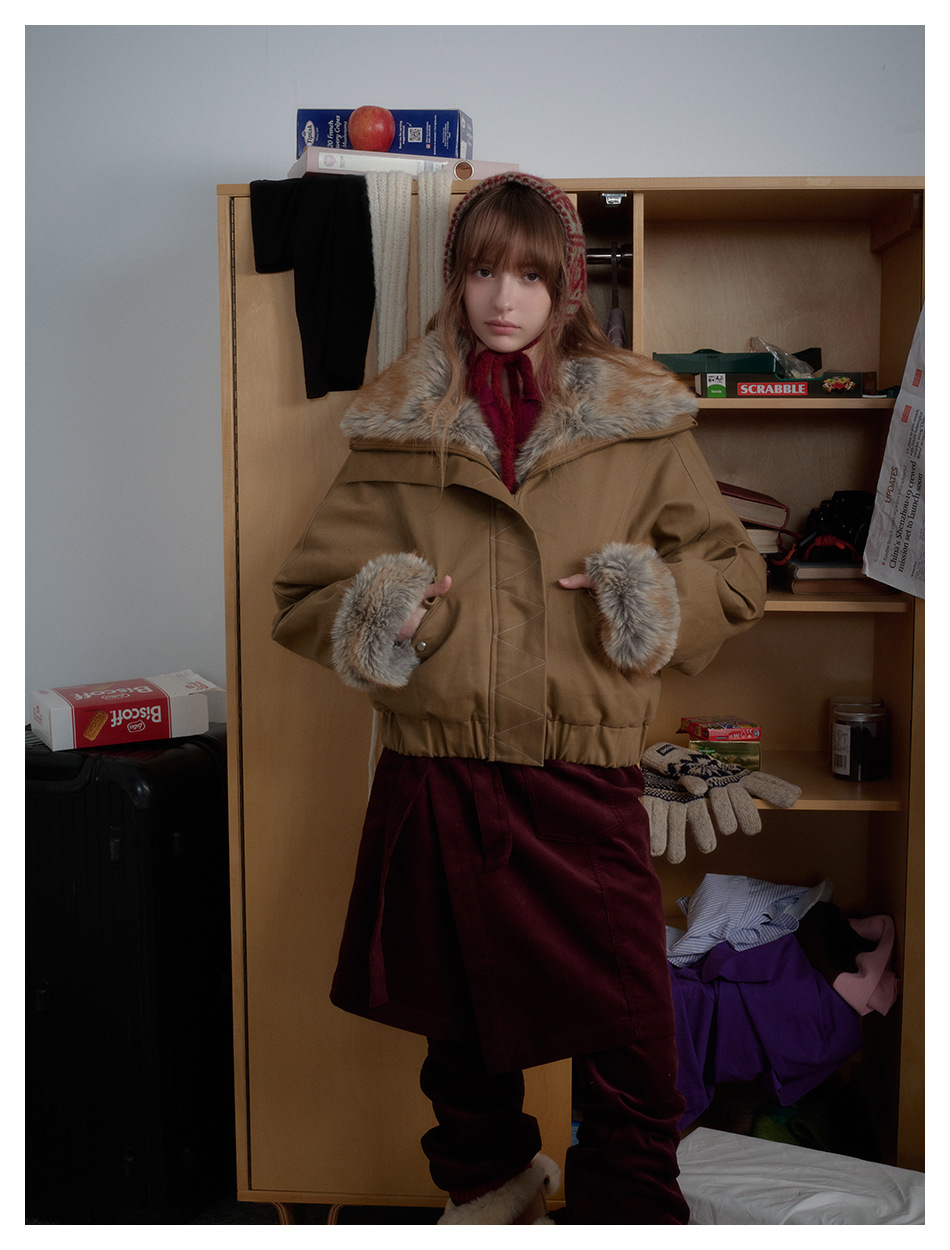 サンドフェザーモードファーショート