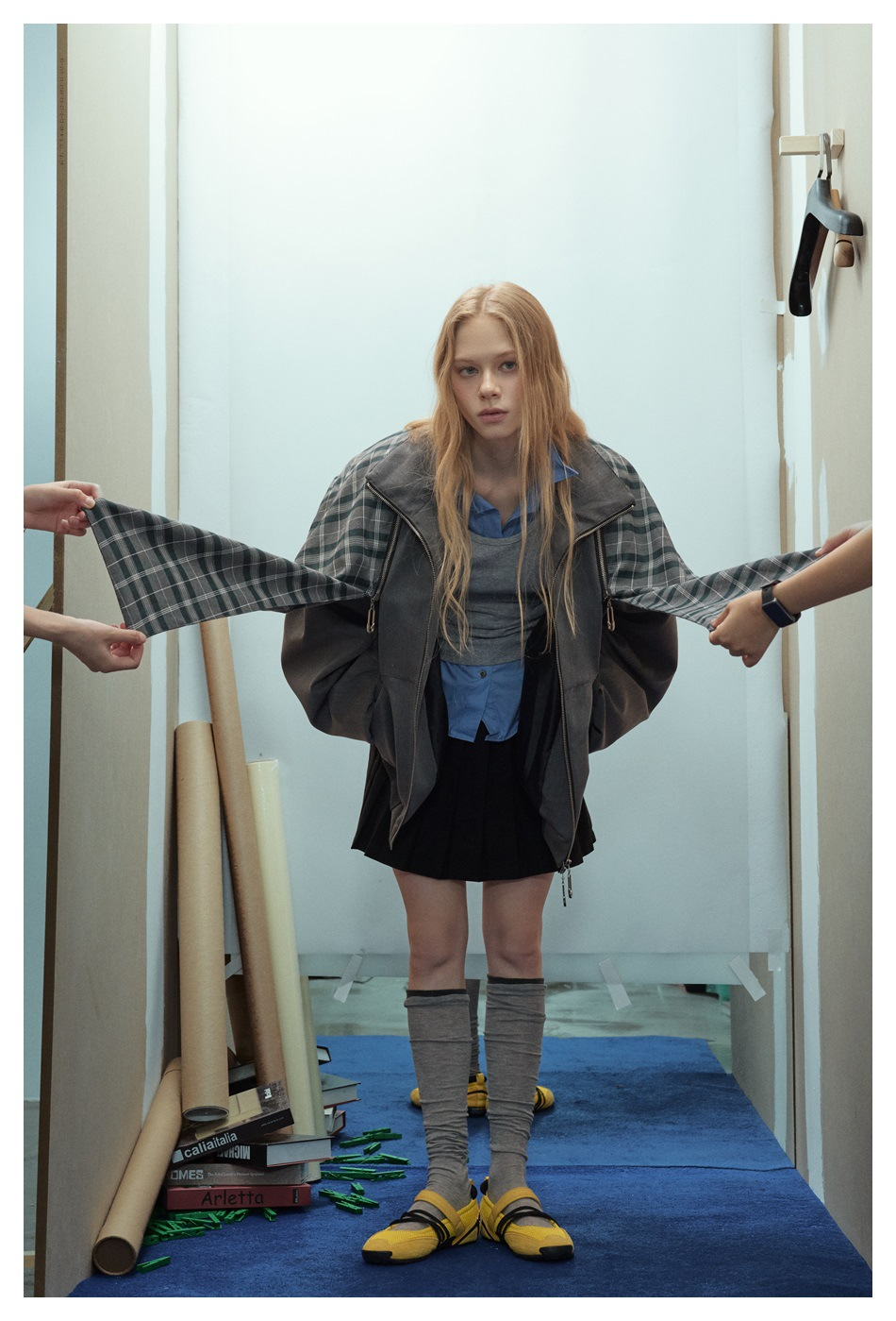 レイヤードレゾナンスアートブルゾン