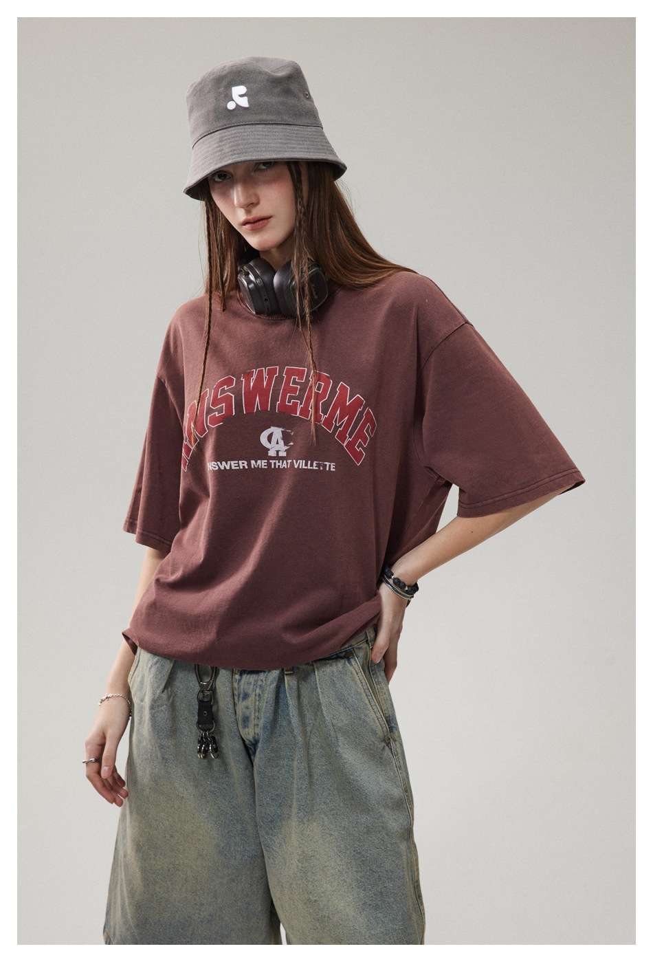 フェードロゴヴィンテージTシャツ