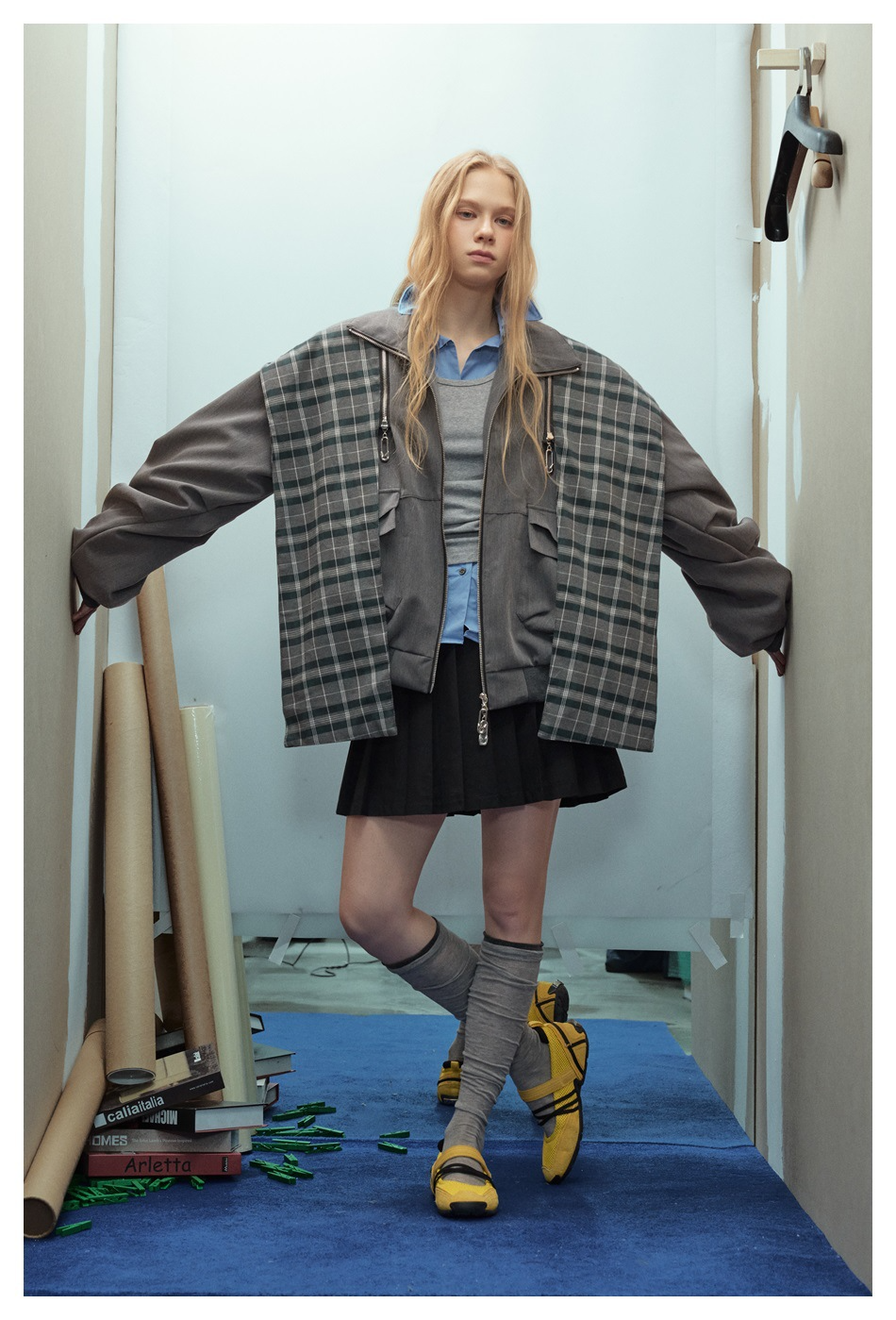 レイヤードレゾナンスアートブルゾン