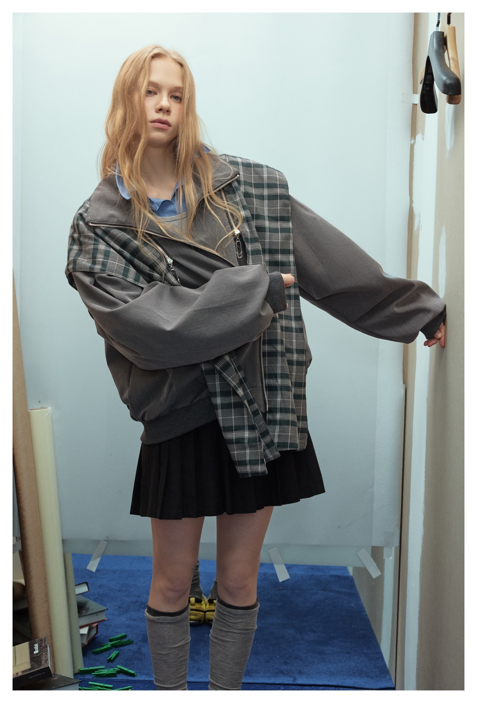 レイヤードレゾナンスアートブルゾン