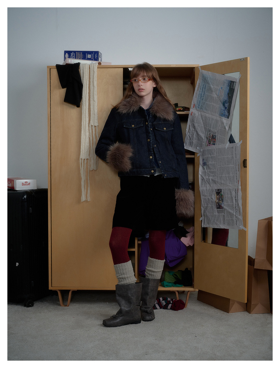 ノワールヴァレリアファーデニムジャケット