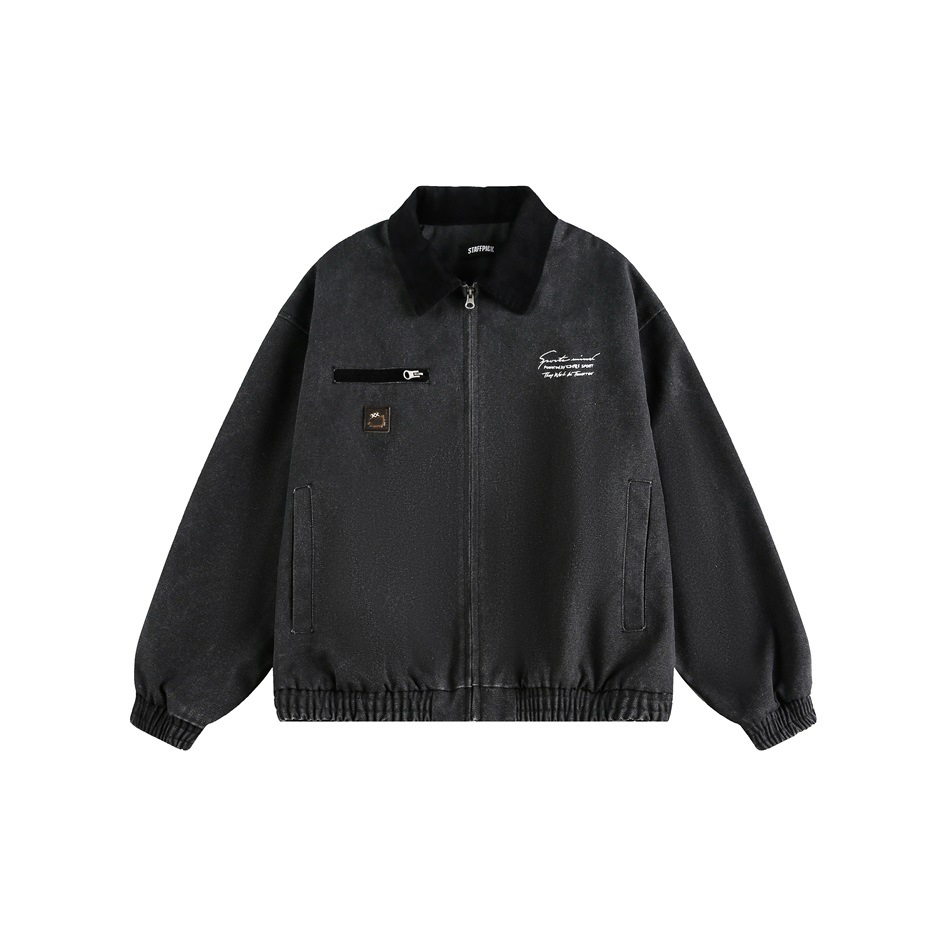 サイレントレイヤードスタンドブルゾン