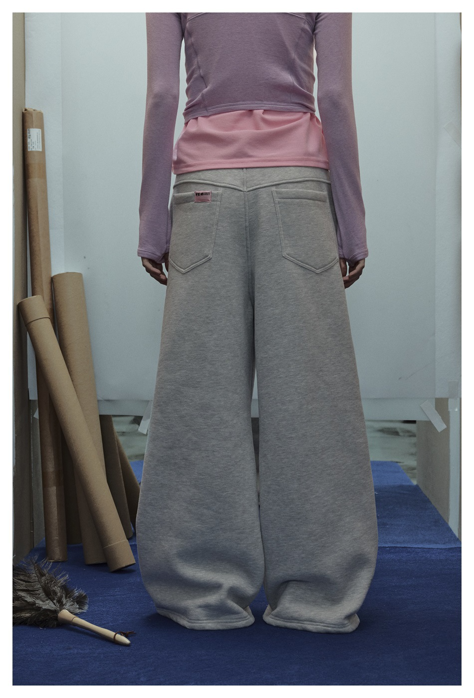 レイラインドレープスウェット