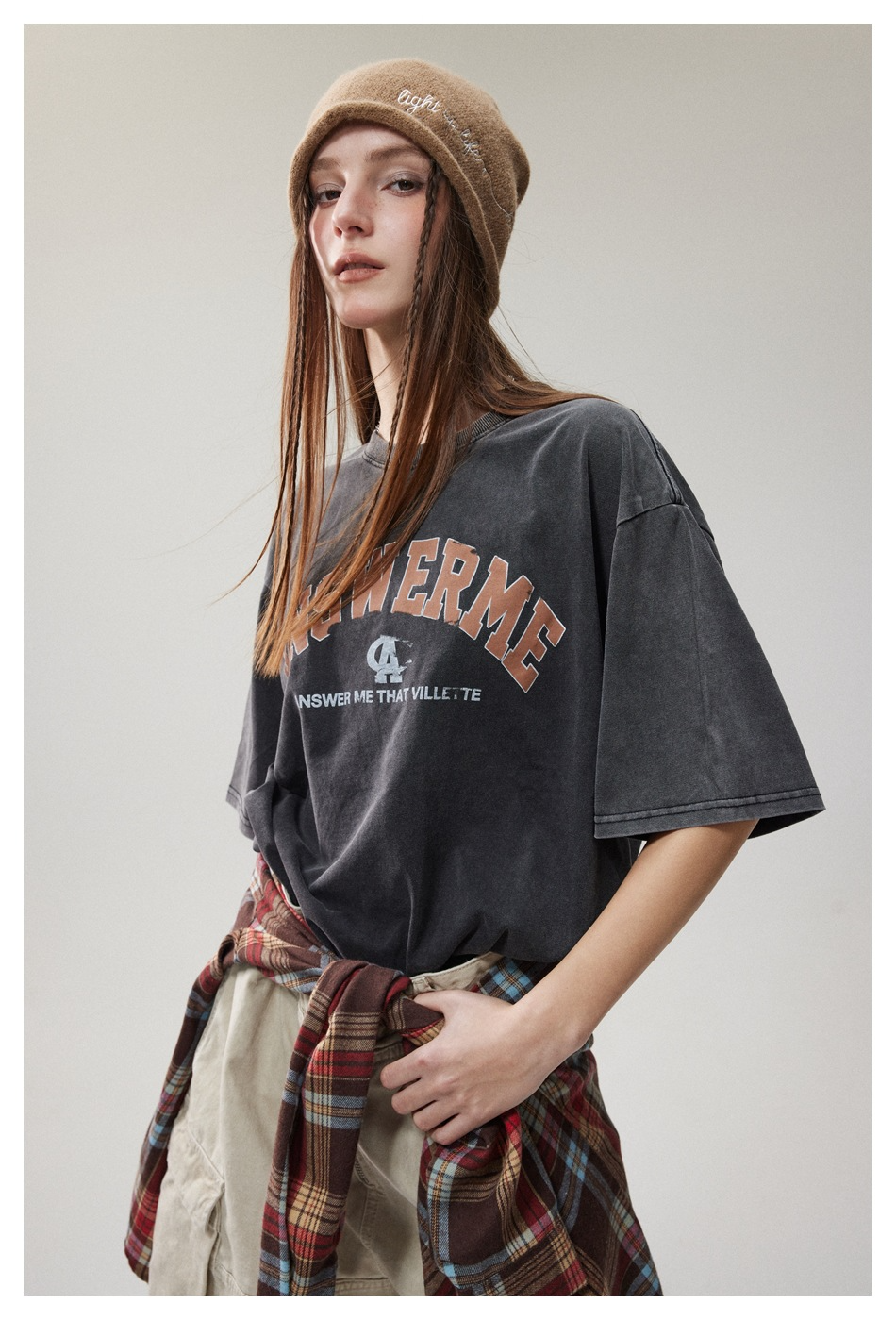 フェードロゴヴィンテージTシャツ