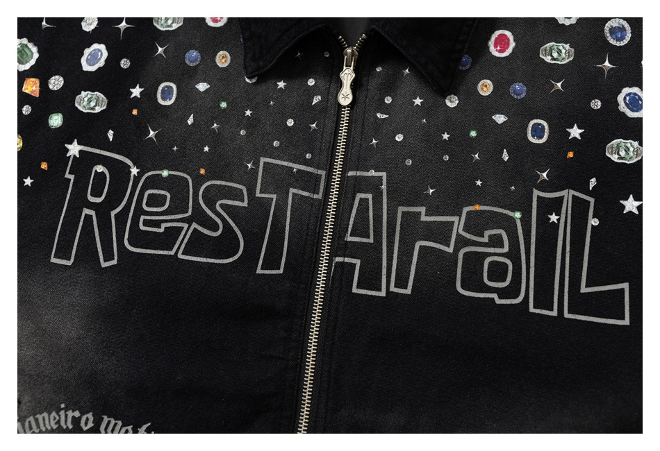 レストノイズ スタッズジャケット
