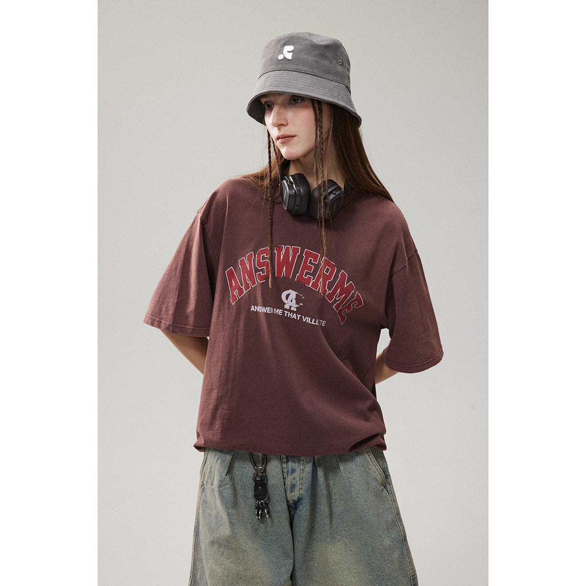 フェードロゴヴィンテージTシャツ
