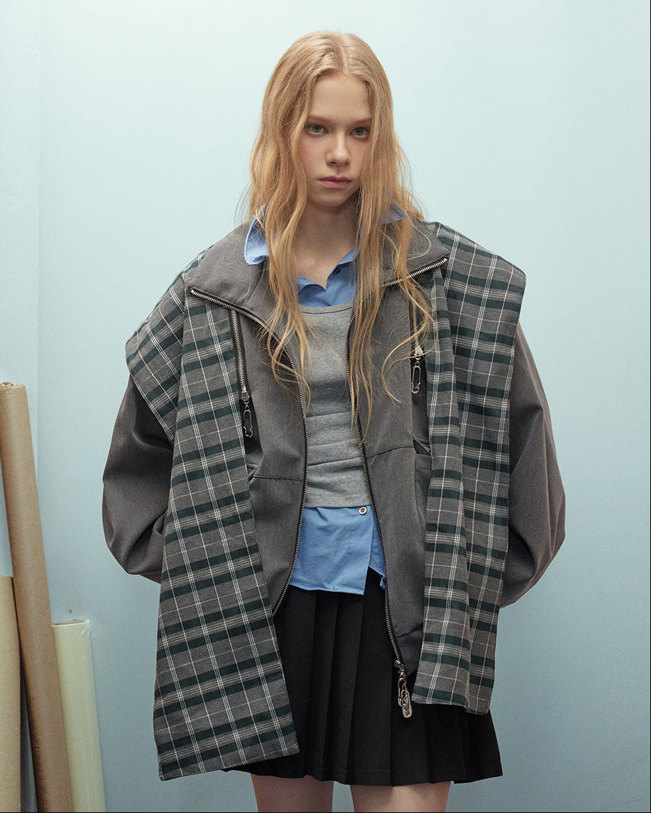 レイヤードレゾナンスアートブルゾン