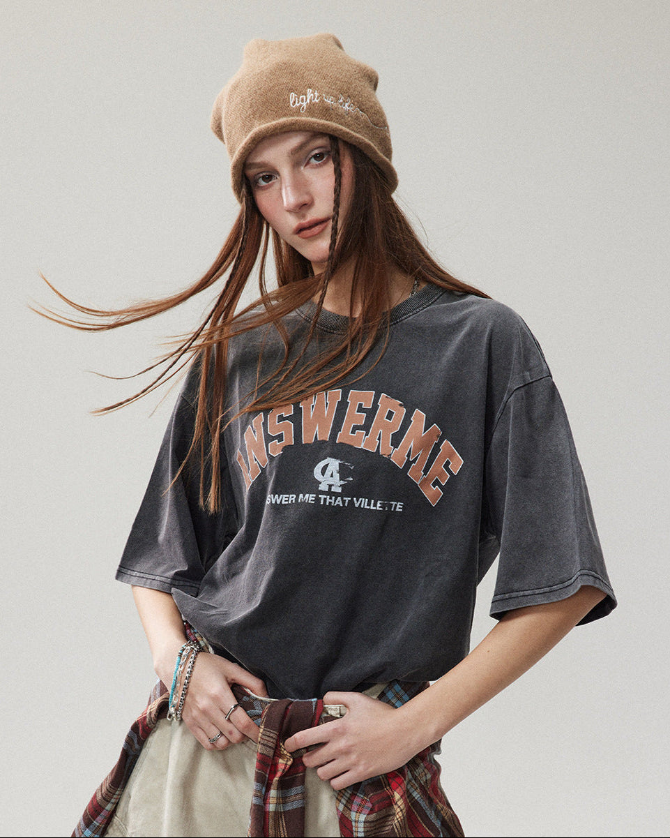 フェードロゴヴィンテージTシャツ